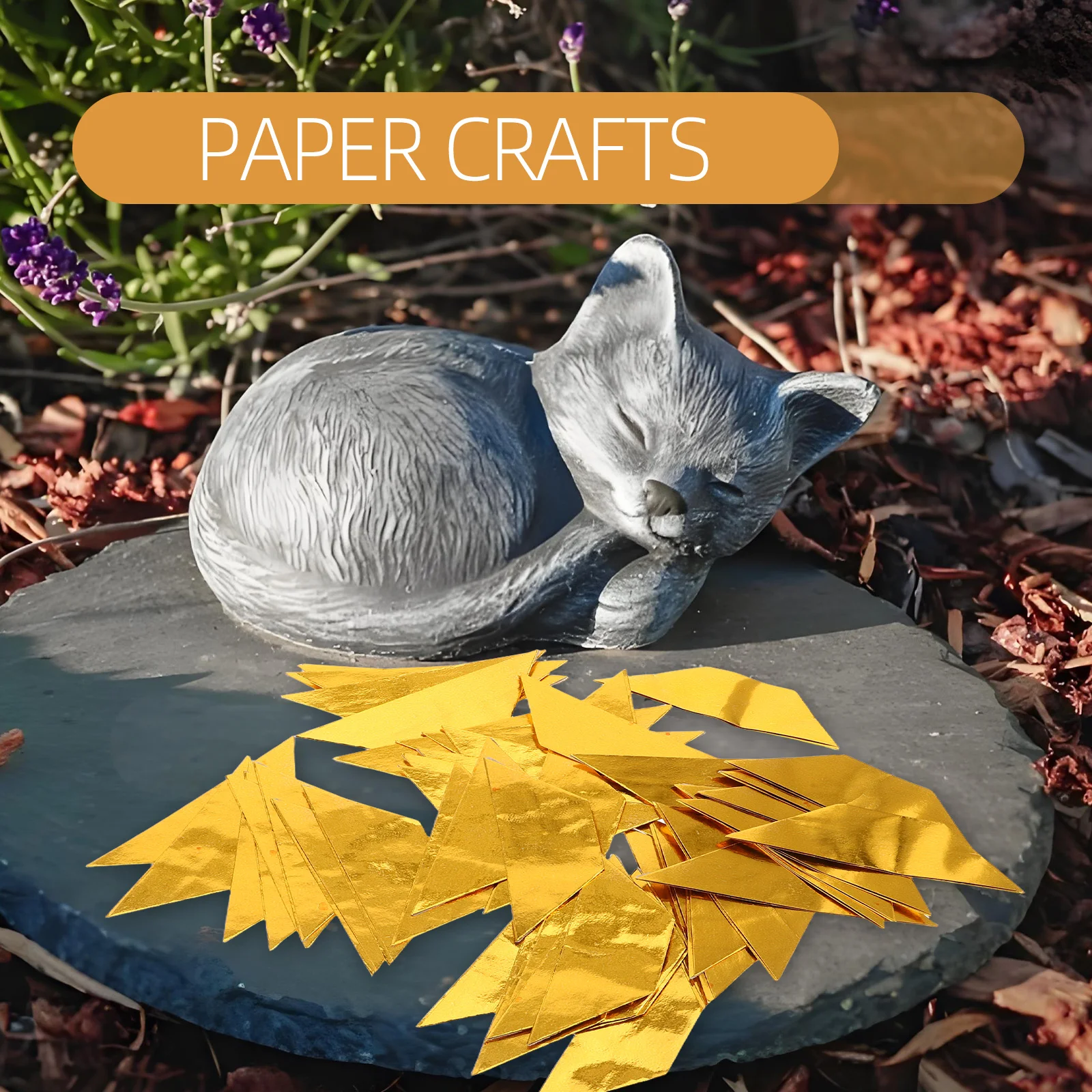 500pcs Handmade Gold Ingots Foil Crafted Ancestor Worship Supplies For Qingming Festival Traditional Rituals Tomb-Sweeping Day