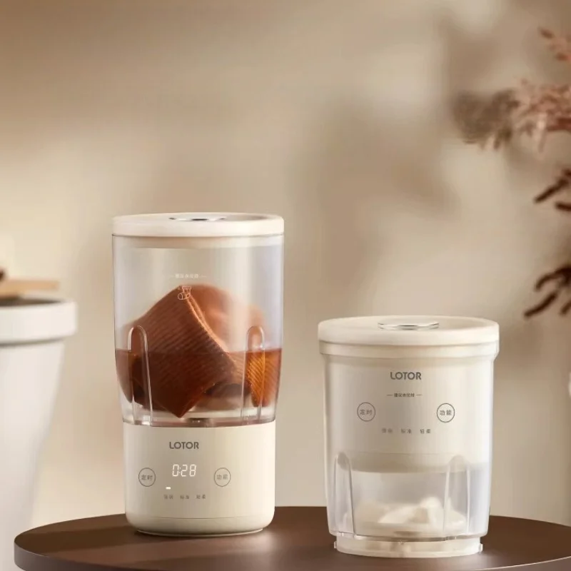 

Беспроводная мини-чашка для стирки с двойной чашкой, предназначенная для нижнего белья, носков, портативная маленькая стиральная машина для интимной одежды