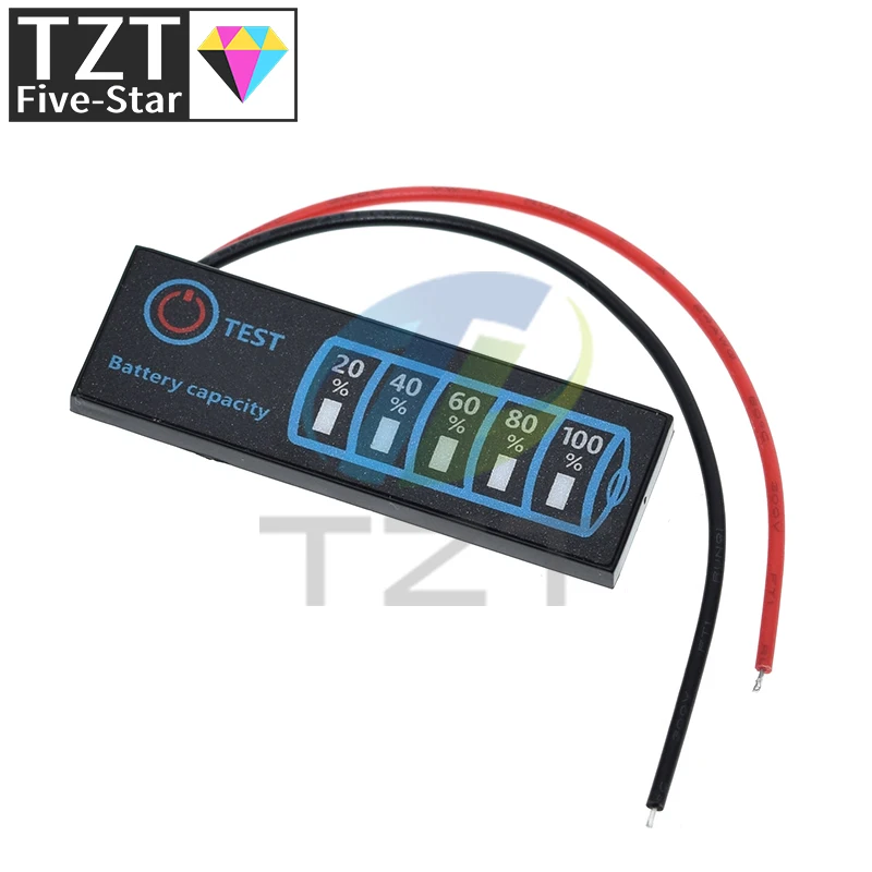 Battery Level Indicator 3-Series Ternary Lithium Battery Lithium Iron Phosphate Lead-Acid Battery Capacity Display Tester Meter