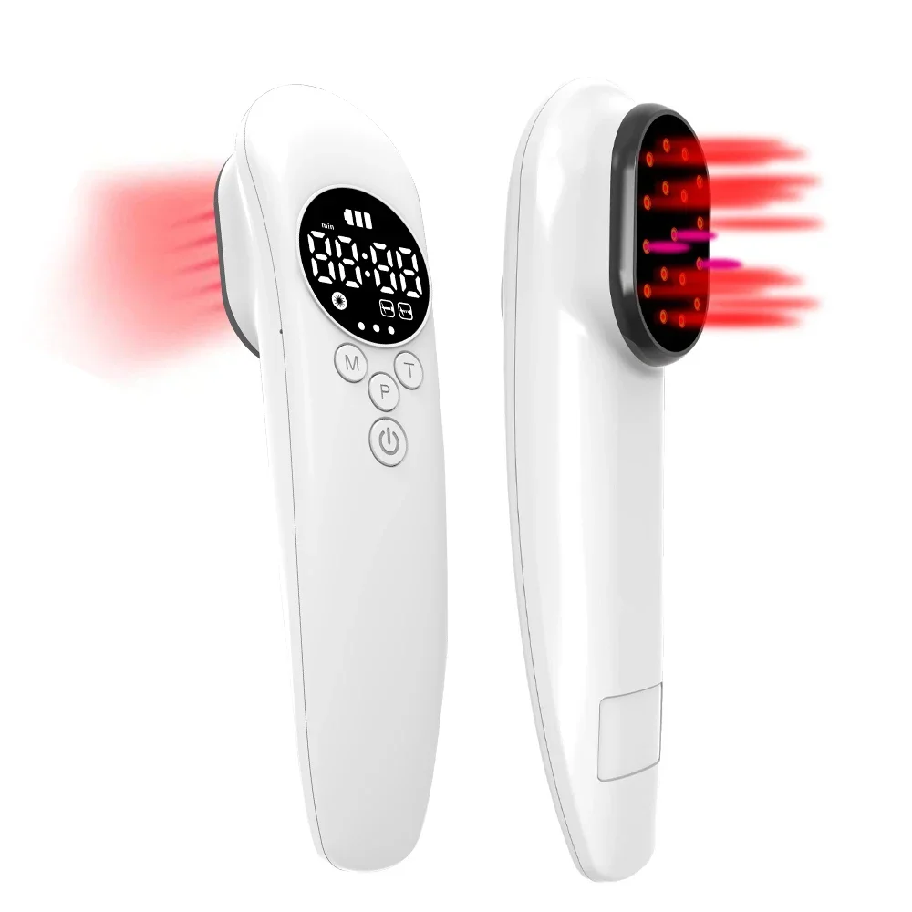 Upgrade 650nm*14+808nm*3 Red&Near-Infrared Light Therapy for Arthritis Wound Healing 5W Pain Management Laser Device