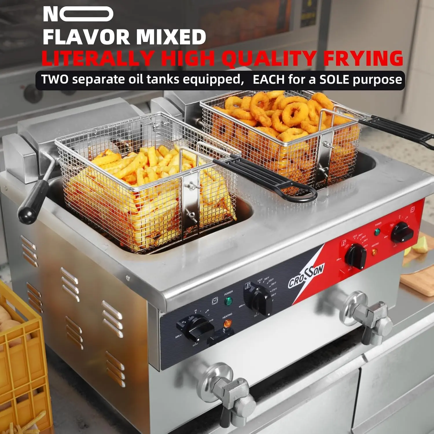 Electric Deep Fryer with 