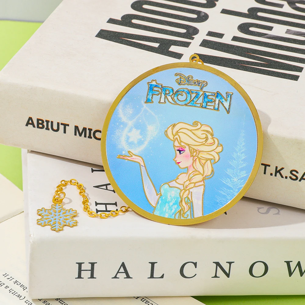 アニメ冷凍金属ブックマークオラフとエルザ本愛好家ブック装飾アクセサリー司書ギフト