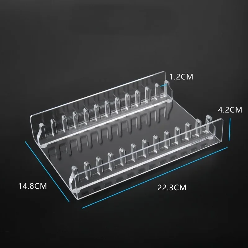 Acryl CD's Case Organizers Transparents Standhouder voor 12 CD's Efficiënte opslag