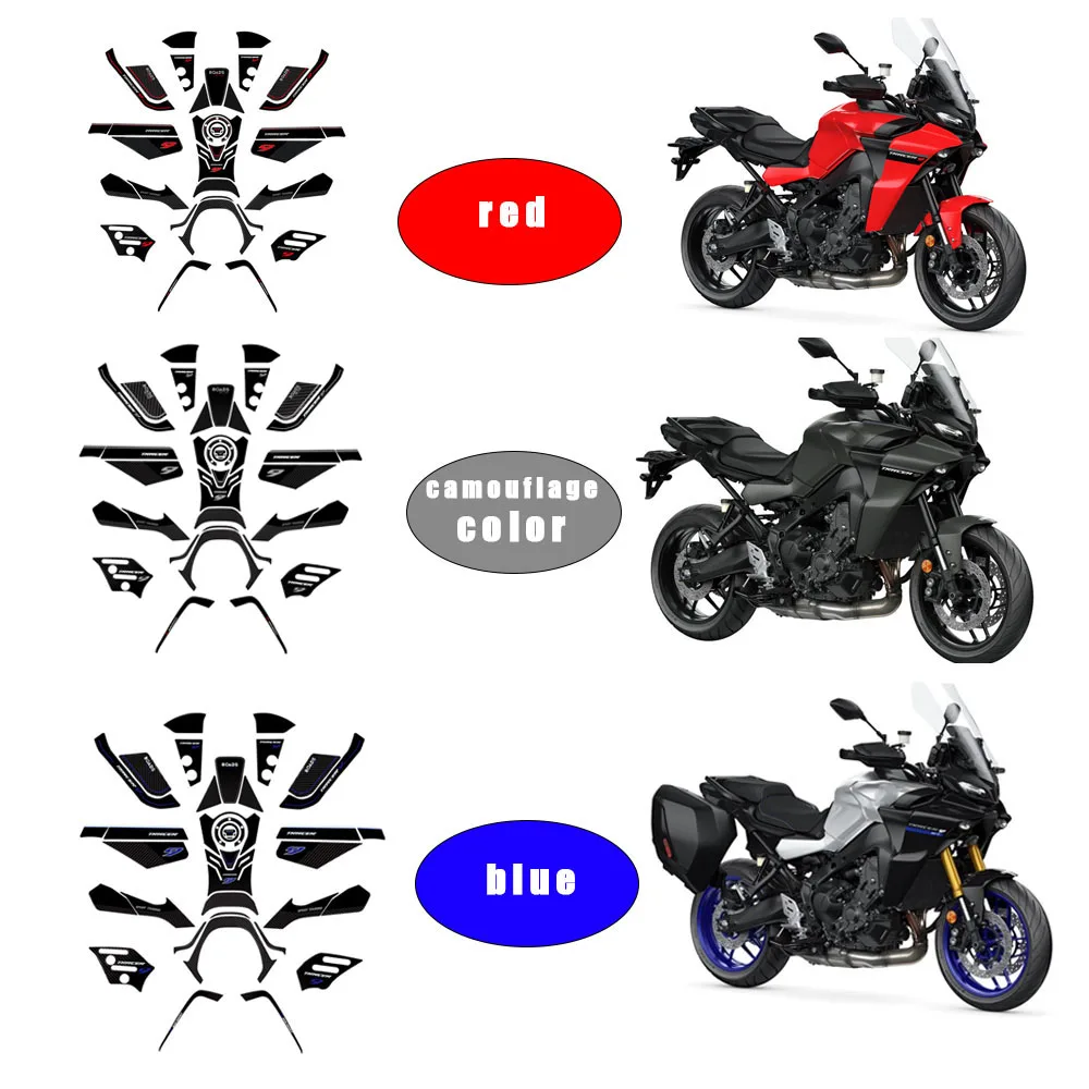 Tracer 9 2023 For Yamaha Tracer 9 Tracer 9GT 2022 2023 Motorcycle 3D Epoxy Resin Sticker protection decal stickers