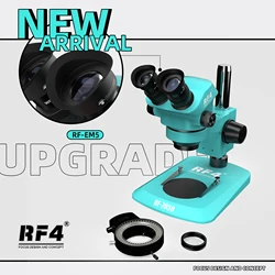 RF4 7-50X Continuous Magnification Observation BGA Welding Jewelry Binocular Stereo Zoom Microscope RF7050