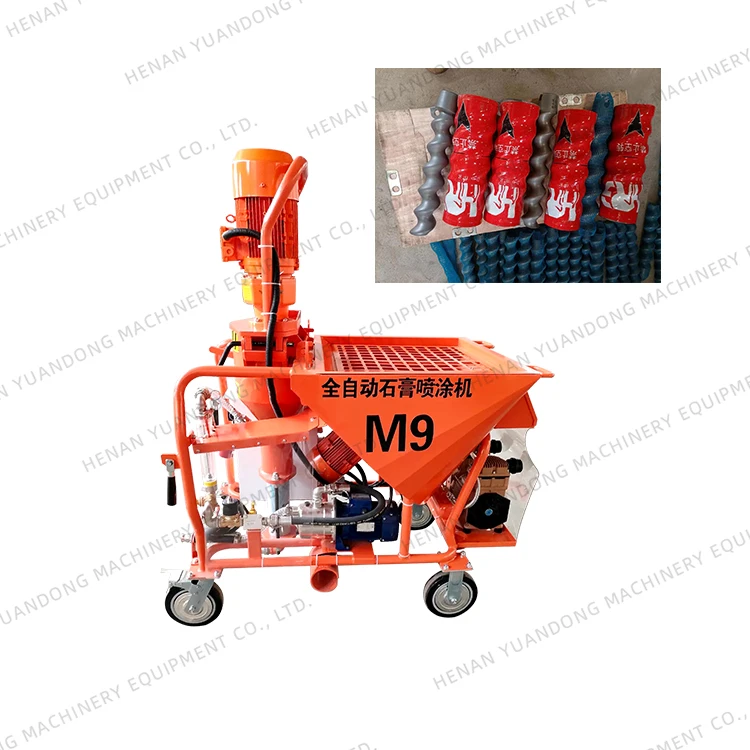 Advanced Technology Plaster/Cement Spraying Machine 220v/380v Automatic Gypsum Plaster Station Mortar Spraying Machine