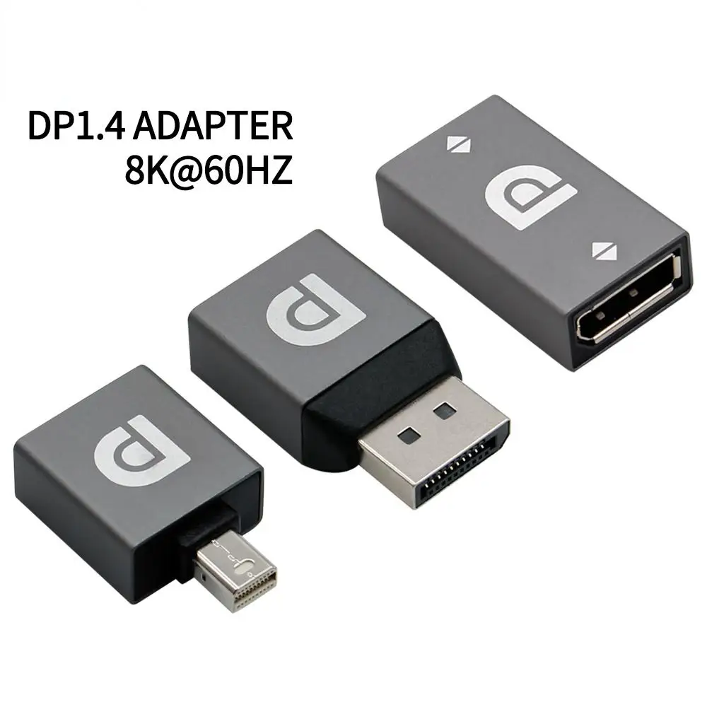 

DisplayPort 1.4 Video Converter 8K@60Hz DP to Mini DP Female Male HD Adapter For Laptop Computer Monitor TV Projector Game 10bit