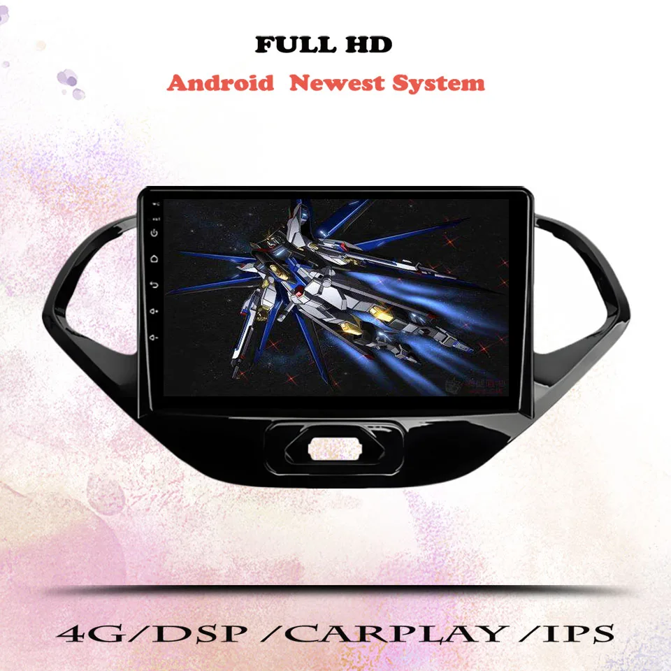Radio Multimedia para Auto con Android 14, Reproductor de Música y Video, Grabadora, Navegación GPS, Unidad Principal 2 Din DVD para Ford Figo 2015 2016 2017 2018