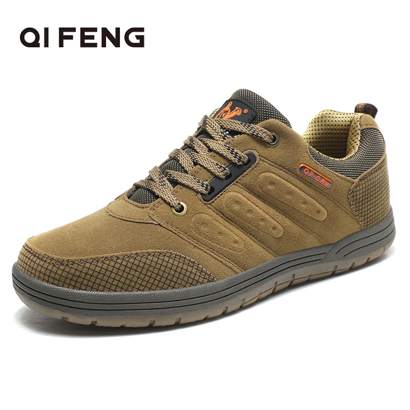 2025 Outdoor Classic Style Sports Walking Shoes Men Board Sneakers Popular Fashion Hiking Climbing Shoes Trekking Footwear Male