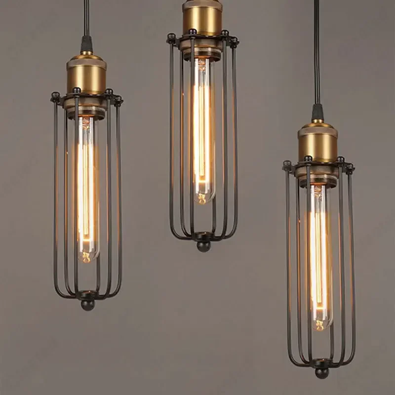 

Creative Retro LED European Wrought Iron Chandelier Restaurant Bar Cafe Living Room Decorative Lighting E27