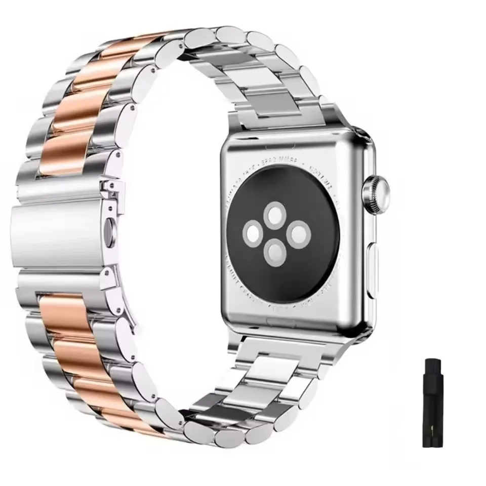 Metallarmband für Apple Watch Ultra 49 mm 9 8 7 45 mm 41 mm Edelstahlarmband für IWatch 6 5 SE 3 44 mm 42 mm 38 mm Uhrenarmband