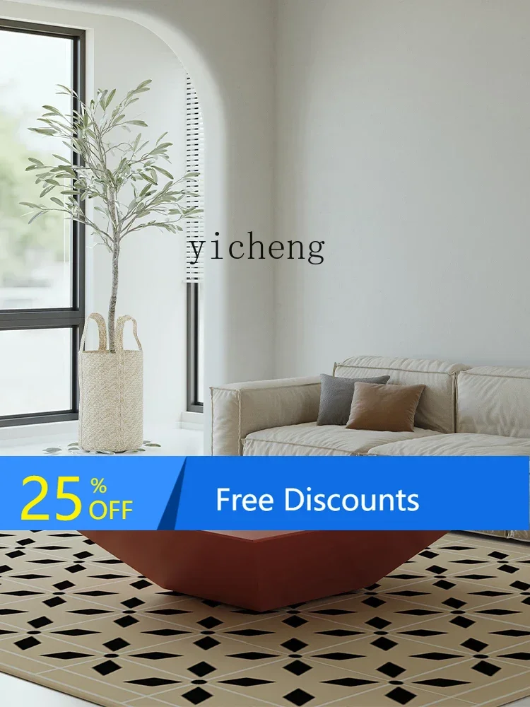 LYY TV Cabinet Unit Square Modern Minimalist Living Room Minimalist Paint Home Tea Table
