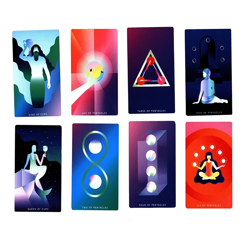 بطاقات التارو الصوفي لأيام الأحد بطاقات التارو للمبتدئين Ot لعبة الحفلات سطح السفينة العرافة الغامضة النسخة الإنجليزية 78 بطاقة #5