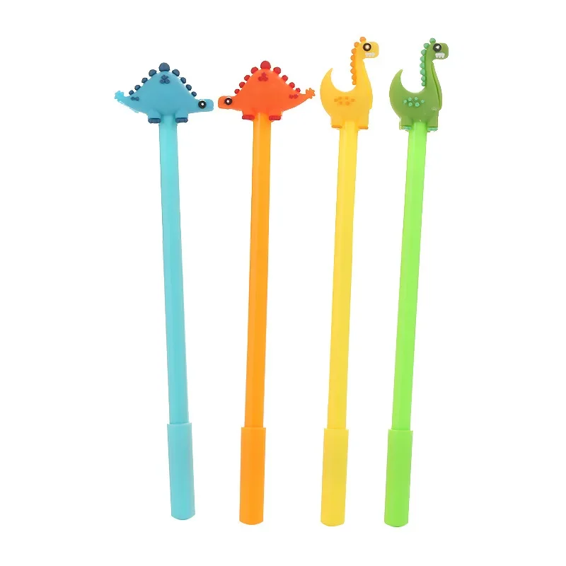 20 Pcs Office Stationery Dinosaur Gel Pens Cartoon Cute Student Creative Animal Styling Office Supplies