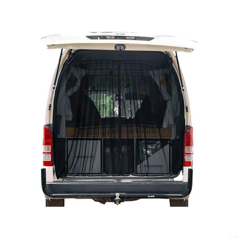 Screen For Vehicle 155x146cm Breathable Mesh Curtain Blocks Flies While Allowing Air D7YA