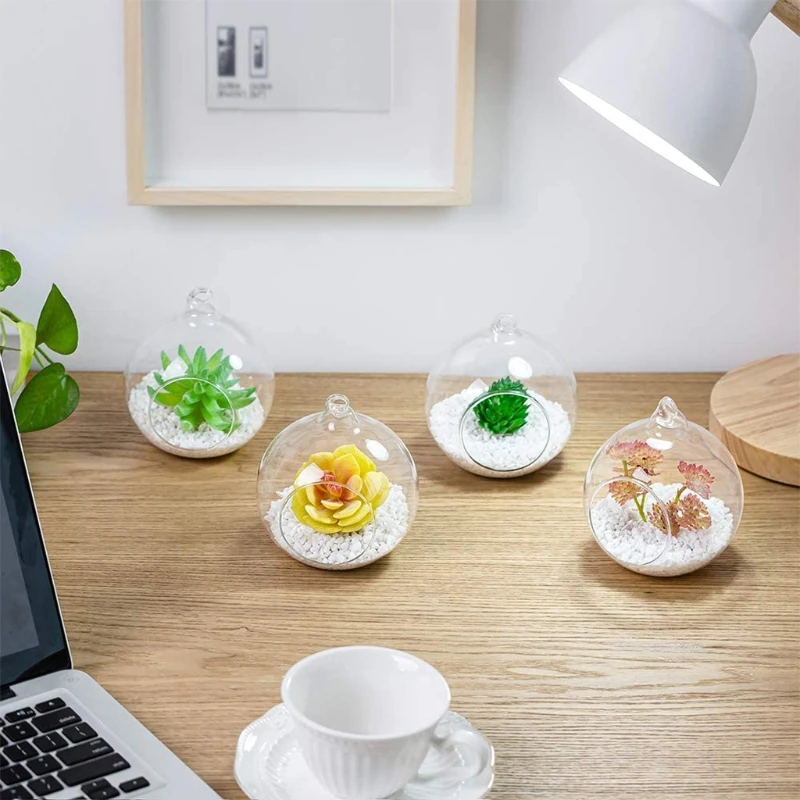 Kính Terrarium Quả Cầu Đèn Đèn Hút Mật Bình Móc Cho Gia Đình Tiệc Cưới Trong Nhà Ngoài Trời Trang Trí
