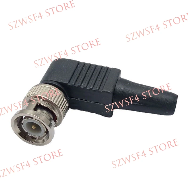 

2/5/10 шт. BNC штекерный разъем, адаптер для изгиба угла, поворотный коаксиальный кабель для камеры видеонаблюдения, видеонаблюдения, аудио E4