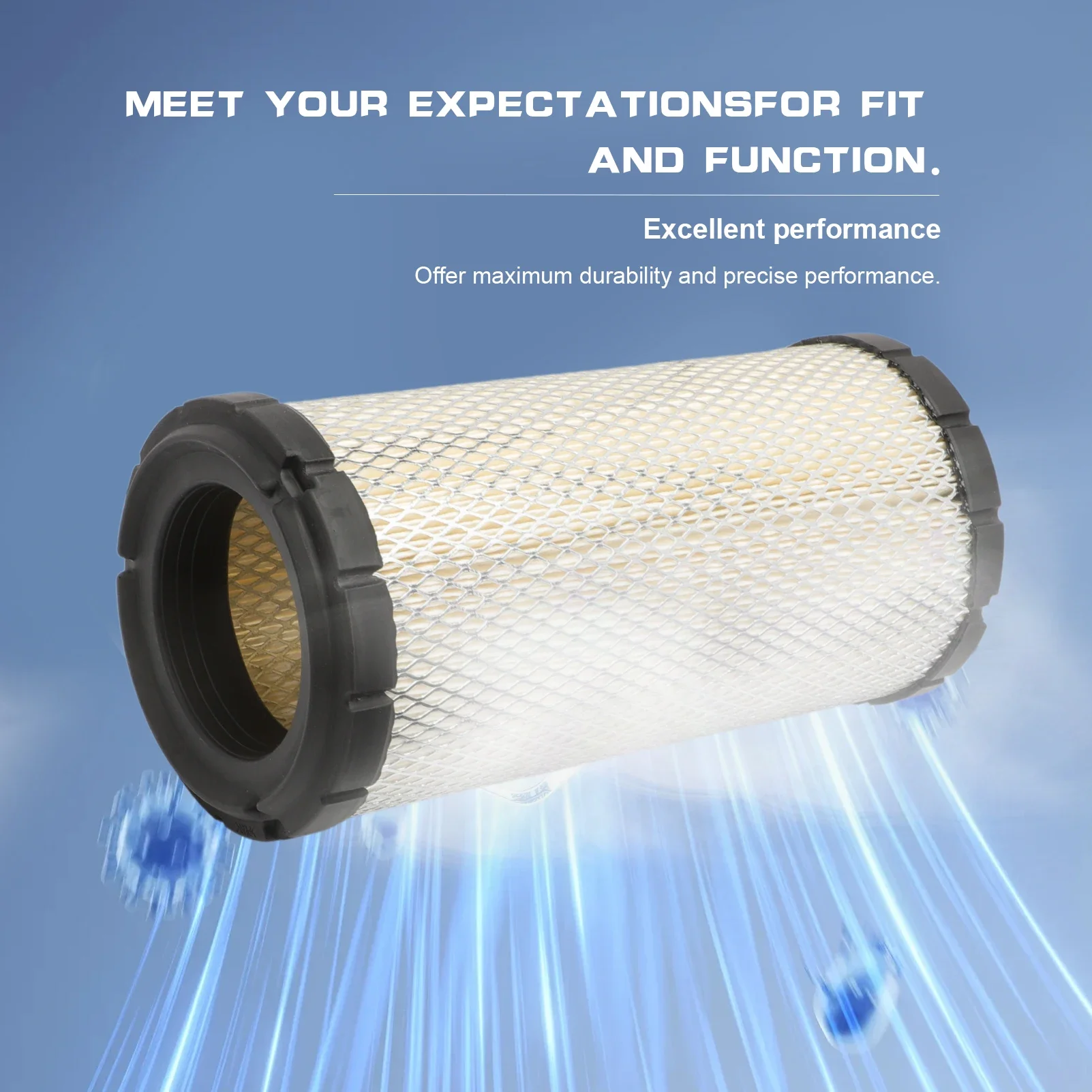 Outer Inner Air Filter Kit For Toyota Forklift 4Y Engine Replace RS3940 AF25648 17743U223071 42806 P610905 83347