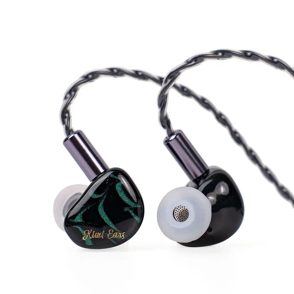 Kiwi Ears Cadenza-Cable de cobre trenzado IEM de 4 núcleos, controlador dinámico de berilio de 10mm, con terminación de un solo extremo de 3,5mm