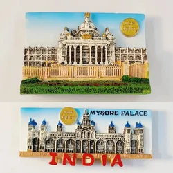India Souvenirs Bangalore Fridge Magnets Goa Mumbai Mysore Palace Ganesha Ganapati Fridge Stickers Home Decor Wedding Gifts