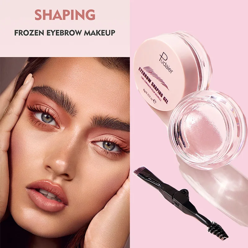 Pudaier-Crème de maquillage pour les yeux, gel de mise en forme, durable, en trois dimensions