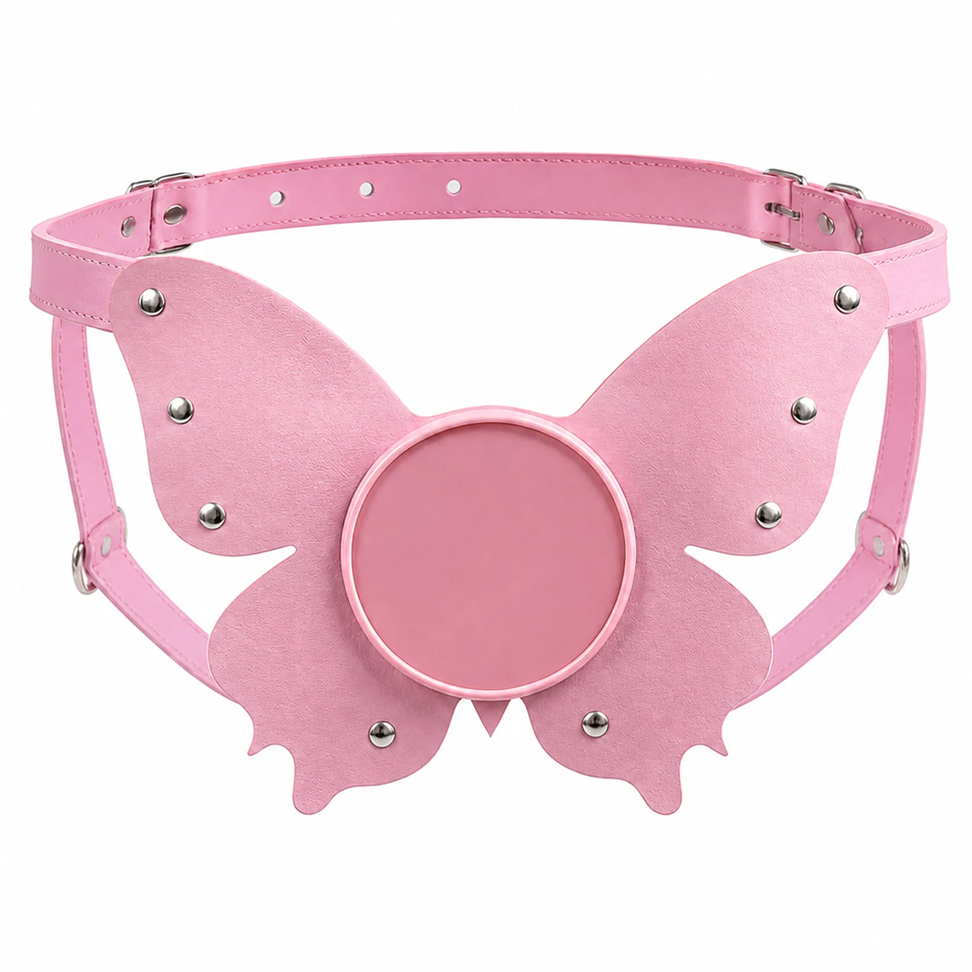 Butterfly Strap On Harness with Dildo Mount - Wearable Suction Cup Holder for Couples Pegging Play