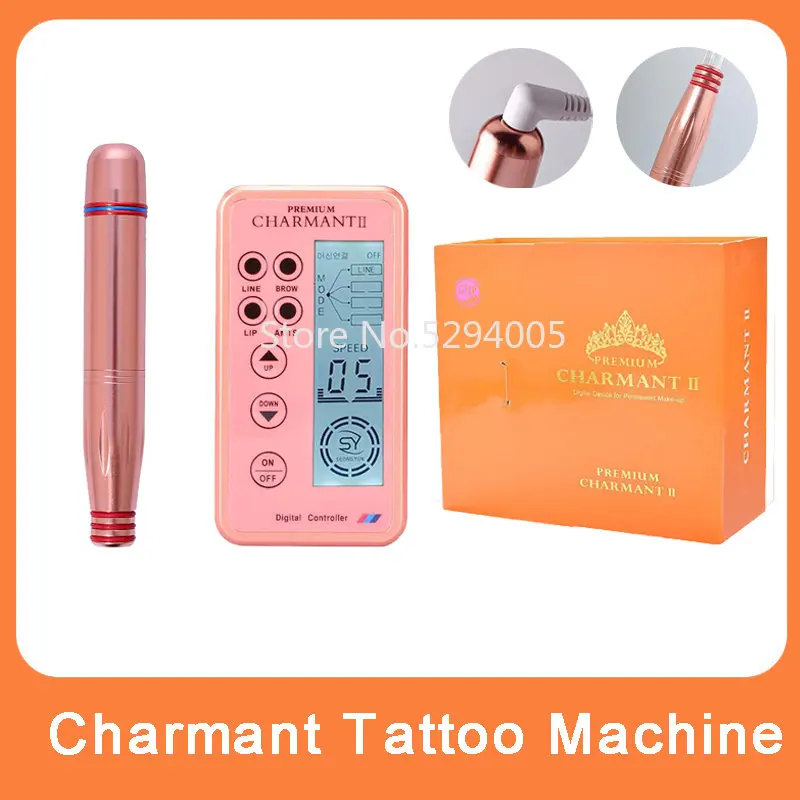 PMU Tattoo Machine Tattoo Pen Kit Professional Microshading Machine Supplies Device for Permanent Makeup Shading Lips Eyebrow