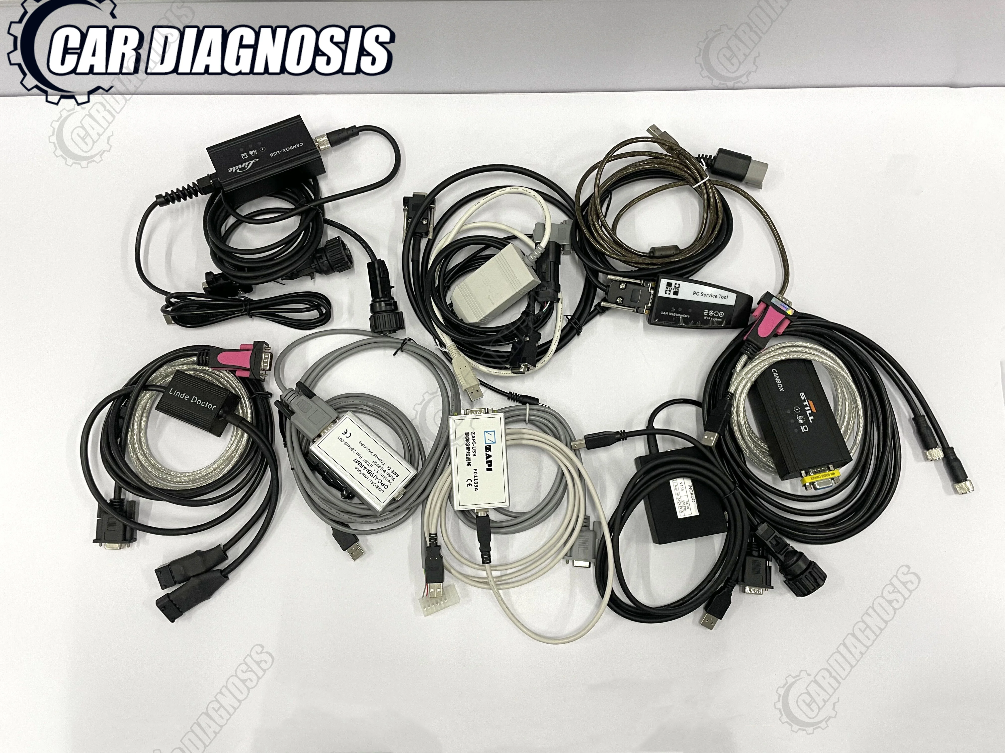 Forklift for Linde canbox doctor Judit box Incado Zapi Still canbox toyota BT hyster crown Diagnosis Scanner Tool+CF53 Laptop