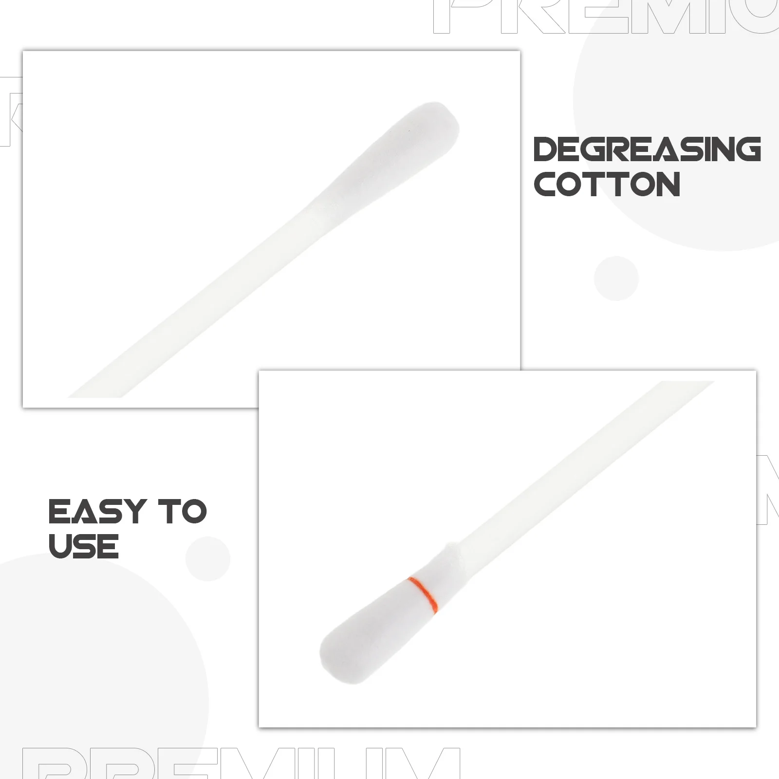 1 صندوق من مسحات القطن المالحة الفسيولوجية تصميم مزدوج الرأس لتنظيف الأنف والعناية بالجروح الطبية المحمولة وإزالة المكياج