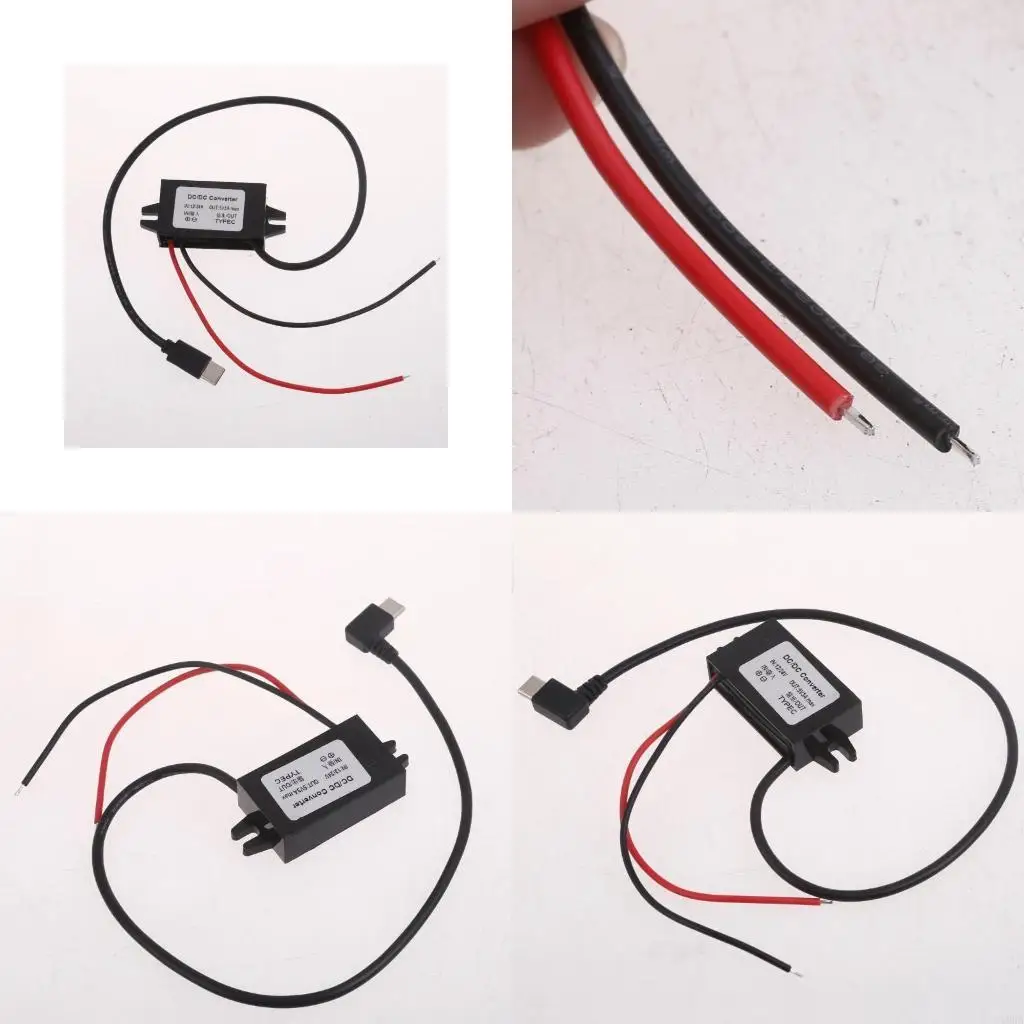 193A DC12V to 5V 3A USB C Buckk Converter DCDC Step Down Charging Module Power Adapter for Car driving recorder