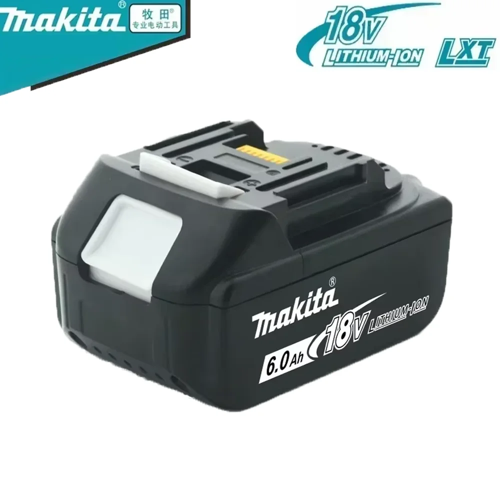 

Makita 18V Battery 6Ah/5Ah Li-ion Replacement LXT BL1860B BL1860 BL1850 BL1830 DHP482RFX9 BL1815 LXT400 for Cordless Drills