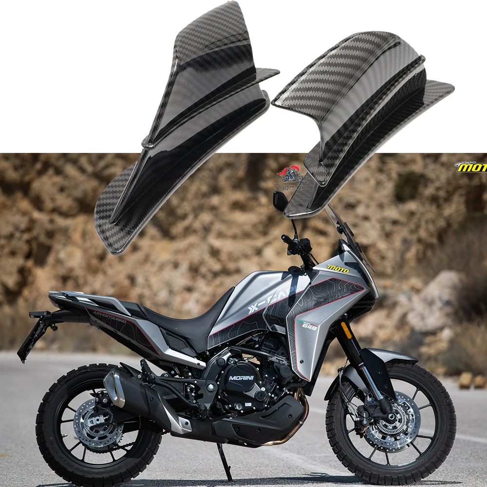 

For Moto Morini Xcape 650 Motorcycles Accessories Winglet Aerodynamic Wing Spoiler Kit 1Pair