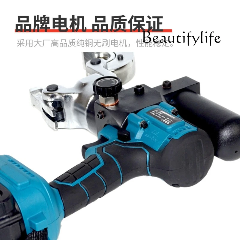 คีมย้ําไฮดรอลิก เครื่องมือย้ําหางปลาทองแดงและอลูมิเนียม คีมไฮดรอลิกไฟฟ้าหัวกลม 300 อัน