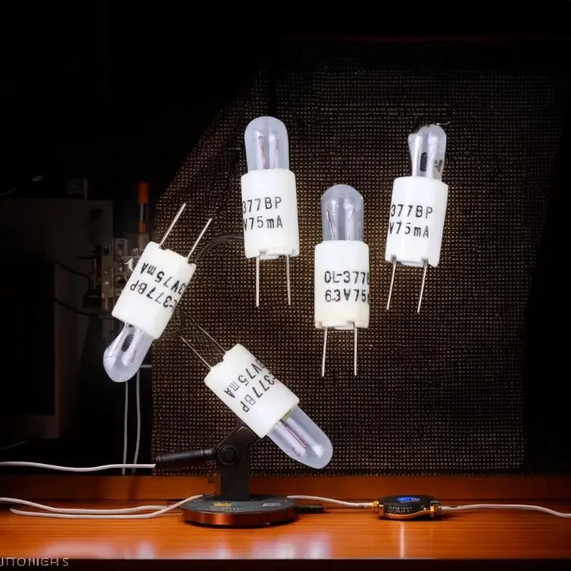 5/10pcs 6.3V 75mA Incandescent Bi-Pin Style Indicator Bulbs For SELECTOR PHONO Marantz And Many Vintage Hi-fi Stereo Receivers