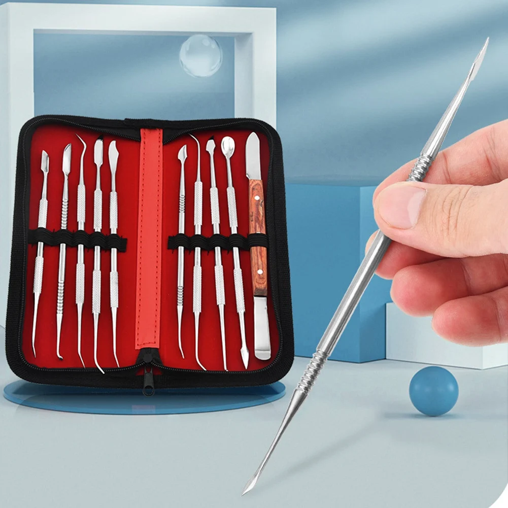 2026 New Dental Spatula Plaster Knife Practical Stainless Steel Versatile Teeth Wax Carving Tool Set Wax Modeling Sculpting Tool