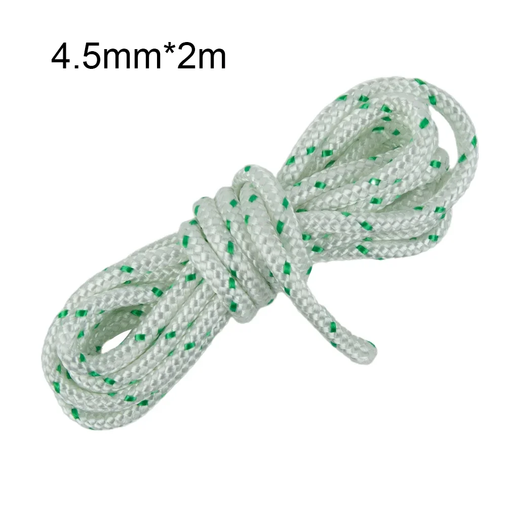 Starting Rope Starter Pulling Rope 4.5MM X 2m For Lawn Mower Grass Hammer Electric Chainsaw Blower Cutting Machine Garden Tools