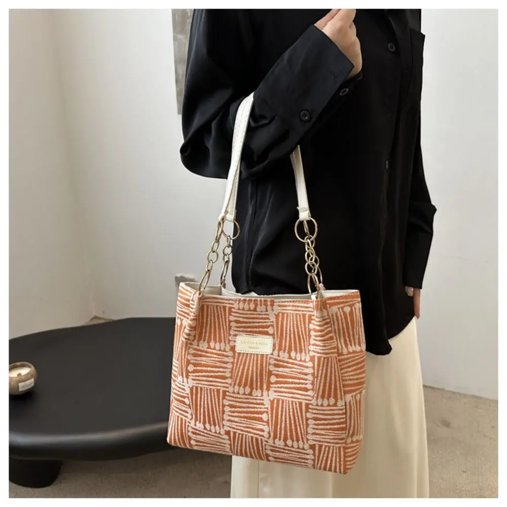 Прочная парусиновая сумка через плечо, повседневная большая сумка большой емкости, сумка для покупок