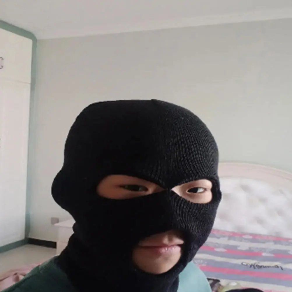 

Half Face Head Hood Unisex Cosplay Mask For Halloween Party Scary Full Face Cover Windproof Ski Cycling Neck Warmer Outdoor