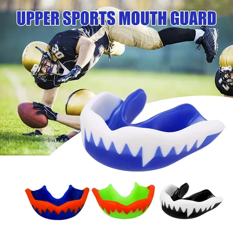 2Pcs Professional Sport Mouth Guard Teeth Protector Dental Oral Tooth Brackets Braces Football Basketball Thai Boxing Mouthguard