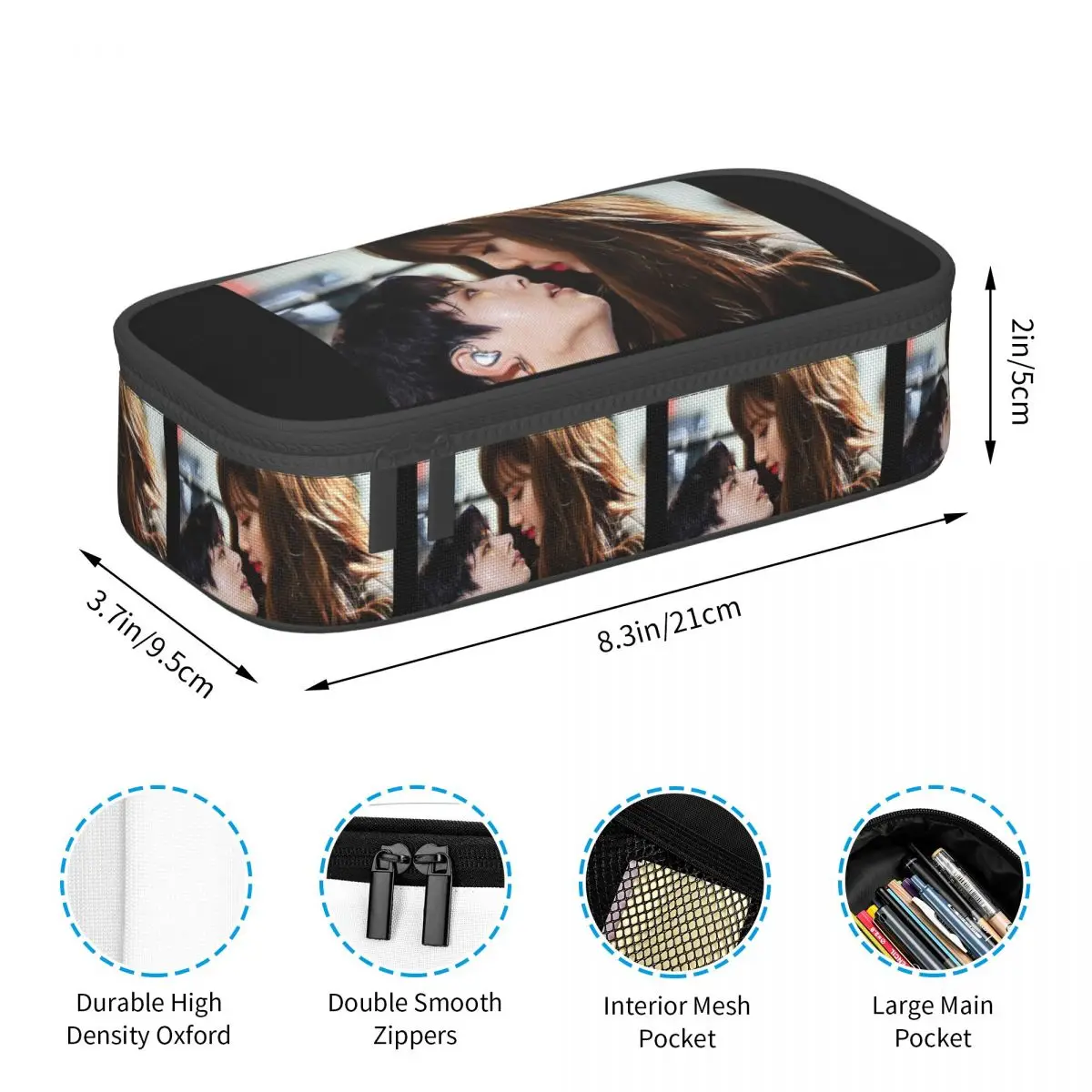 Jungkook пенал для мальчиков и девочек школьная коробка для ручек пенал канцелярские принадлежности сумка-держатель для ручек