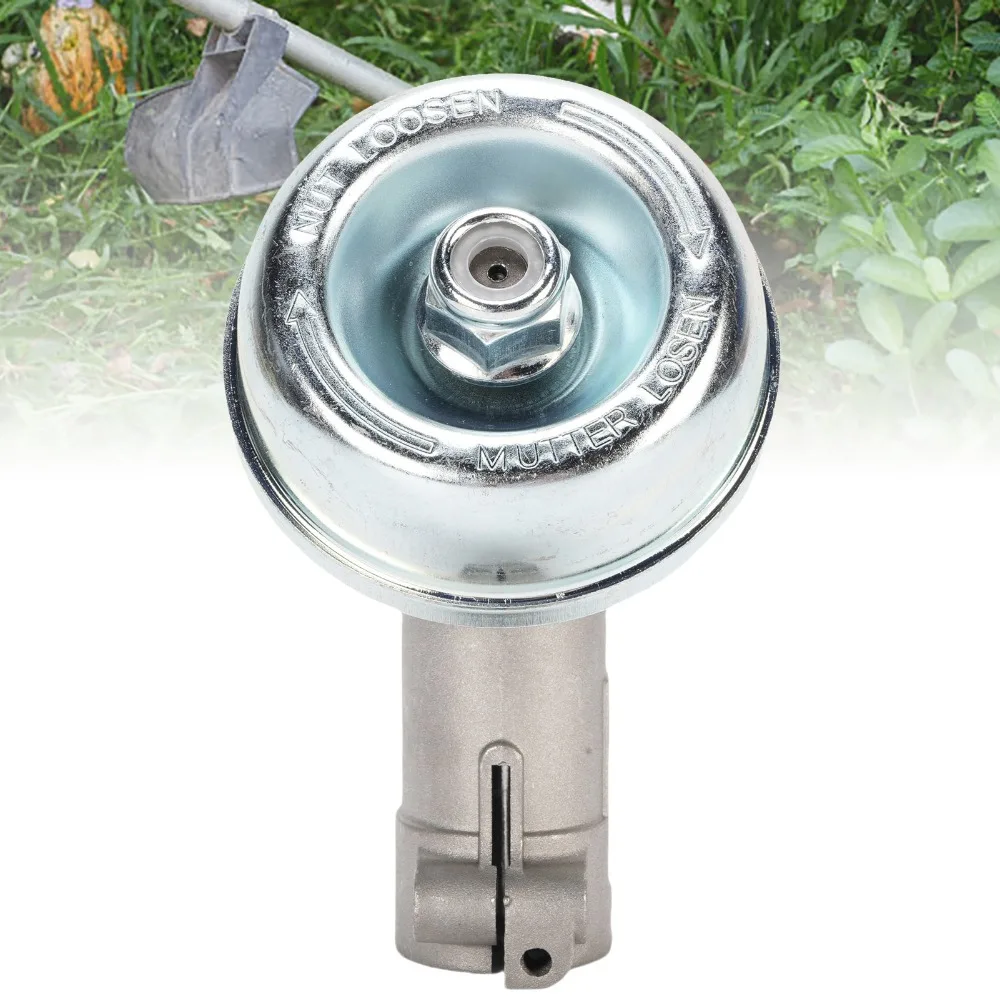 Durable Metal Gearbox Head Assembly Silver Universal Brushcutter Trimmer Gear Head Compact Gear Head Replacement for FS55
