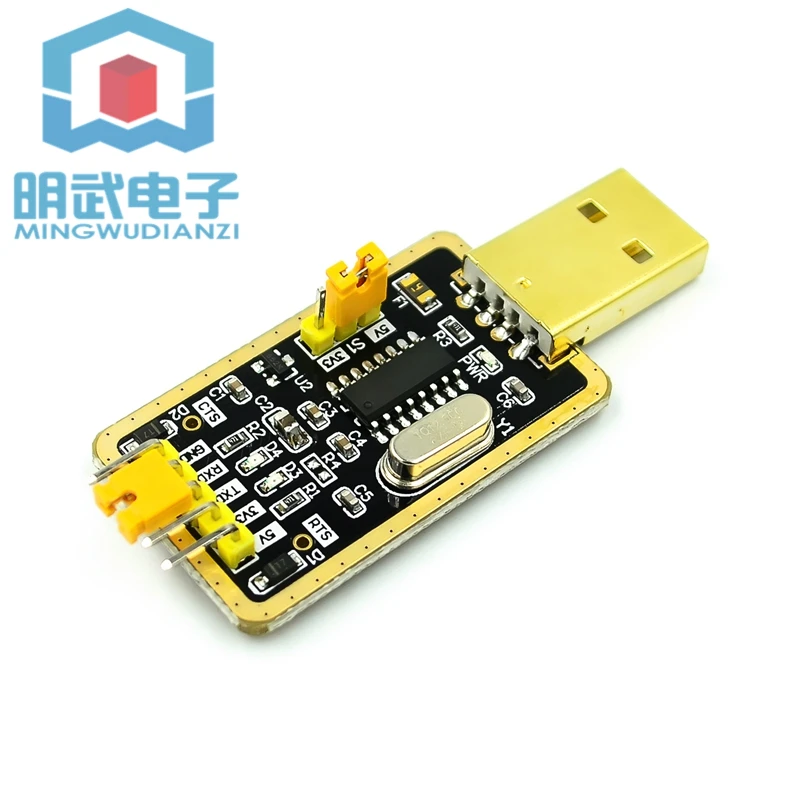 

Tuhaojin CH340G RS232 liter USB to TTL module to serial port mid-nine upgrade small board ttl flashing line