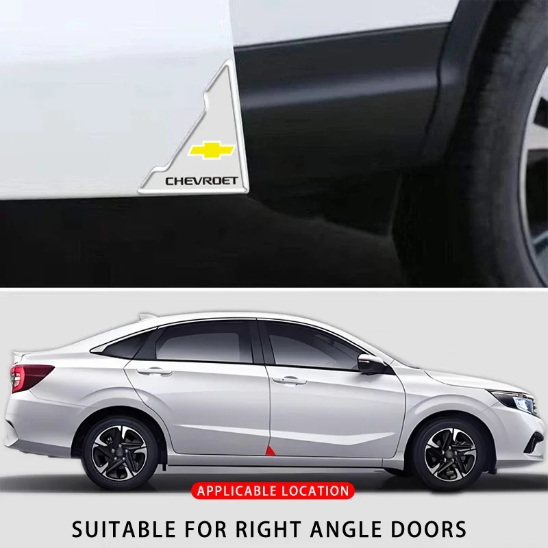 

Car Door Corner Protection Decals Stickers Styling For Chevrolet Silverado Impala Malibu Equinox Cruze Camaro Car Accessories