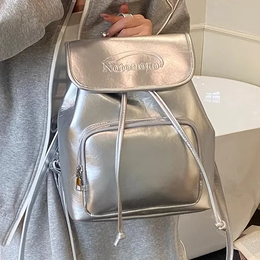 

Модная городская сумка-рюкзак для девочек-студенток, дизайн 2025 года, новая модель, малая серия, американская, персонализированная, для стильных девушек, на два плеча