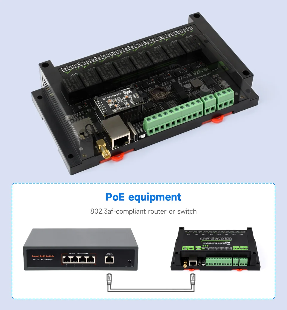 modulo-de-reles-wifi-esp32-s3-de-8-canales-para-uso-industrial-con-interfaz-rs485-integrada-y-aislada-y-procesador-xtensa-de-32-bits-lx7-de-doble-nucleo