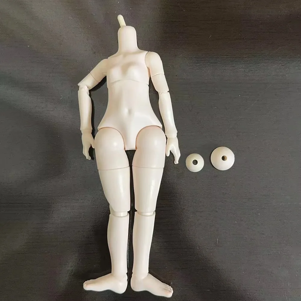 1/6 BJD Dolls Body 30cm Doll Body Flexible Joint Moveable and Two Neck Linking Methods Dolls Accessories