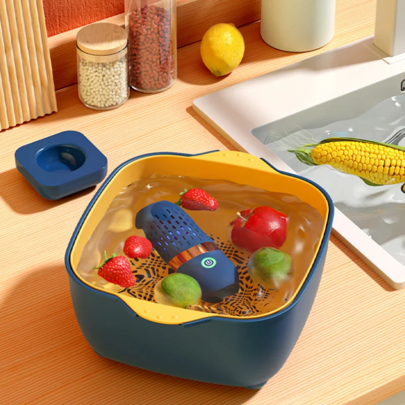 家庭用ポータブル果物と野菜の洗浄機ワイヤレスカプセル超音波野菜と果物の洗浄機 Tablewa