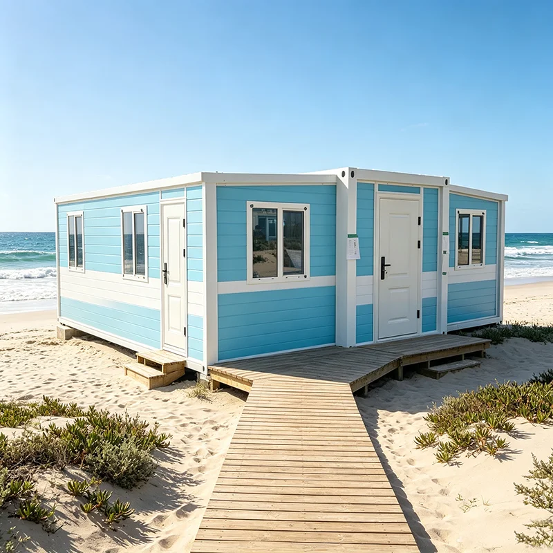 Shipping Container Home Portable Foldable Module Convenient for Overseas Transportation