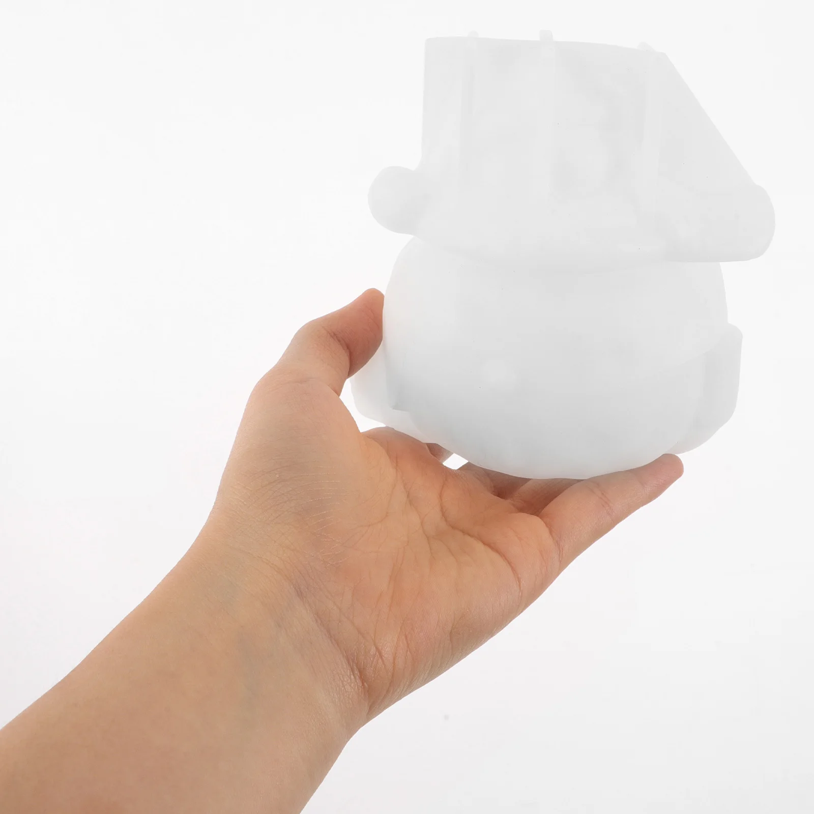 

Силиконовые формы для банок из смолы, форма для хранения рождественского снеговика для эпоксидной смолы, держатель для шкатулки для драгоценностей «сделай сам», банка для конфет