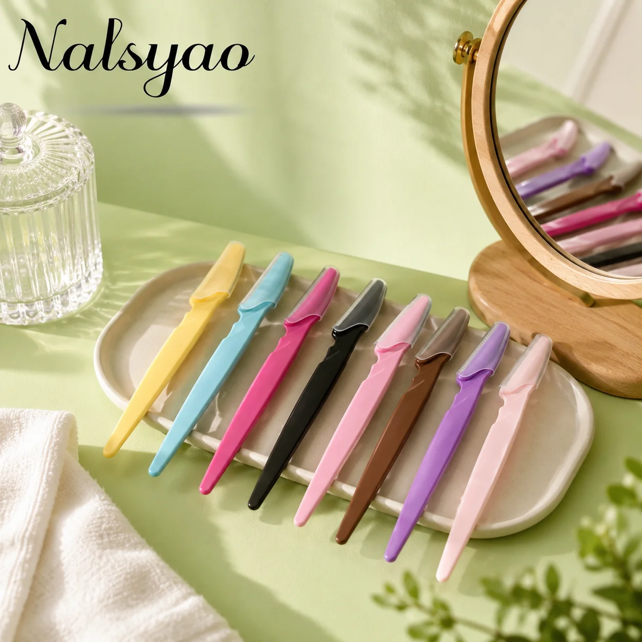 Augenbrauentrimmer BladeShaverPortableFace Razor Augenbrauen-Epilation Haarentfernungsschneider Sicherheitsrasierer Makeup Tools Augenbrauenschneider